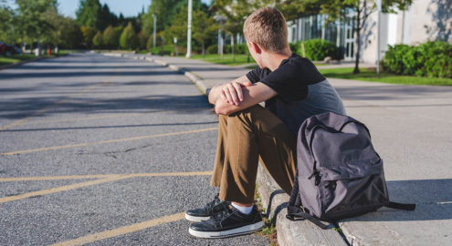 Students learn how to comfort themselves during stressful times.